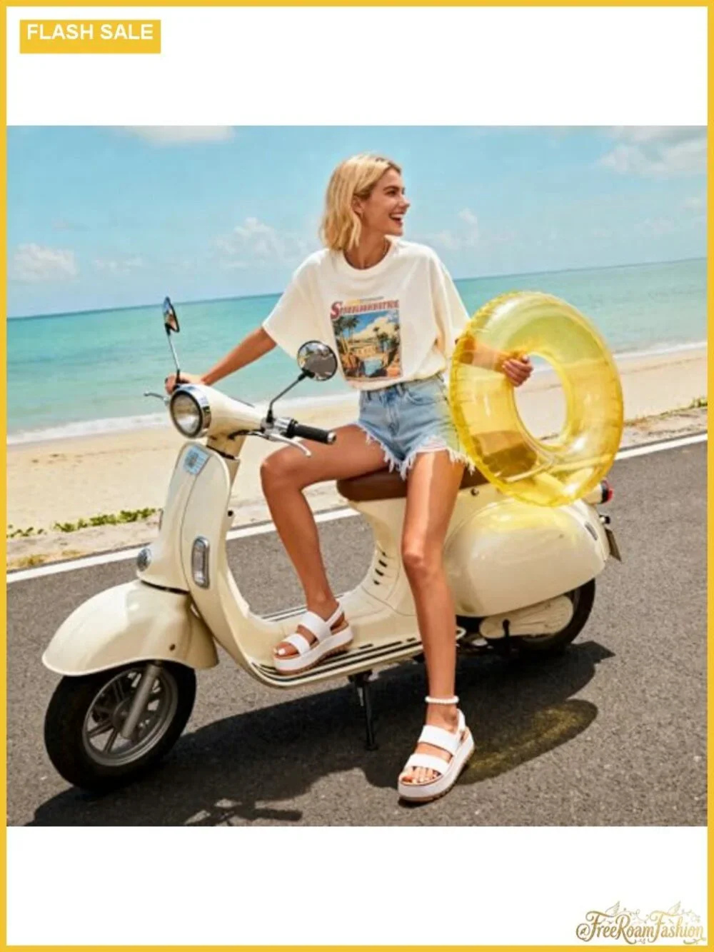 Waterproof Lightweight Platform Sandals Travel Beach Pool